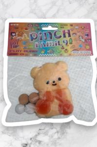 Ayıcık Figür Sıkılabilir, Ayıcık Silikon Sıkılabilir Oyuncaklar Stres Giderici, Yenilikçi Sevimli Jöle Yumuşak Ayıcık Sıkılabilir Oyuncak, Çocuklar Gençler Yetişkinler İçin