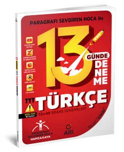 13 Günde TYT Türkçe Deneme