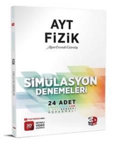 3D Yayınları 2023 AYT 3D Simülasyon Fizik Denemeleri