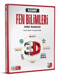 3D Yayınları LGS 3D Fen Bilimleri Soru Bankası Tamamı Detaylı Video Çözümlü