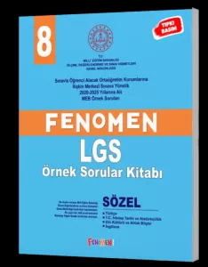 Fenomen 8 MEB Sözel Örnek Sorular