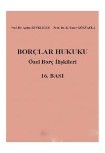 Borçlar Hukuku - Özel Borç İlişkileri