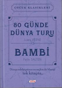 Çocuk Klasikleri - 80 Günde Dünya Turu - Bambi (Ciltli)