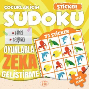 Çocuklar için Sudoku - Sticker Hediyeli Orta Seviye 2