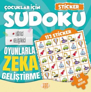 Çocuklar için Sudoku - Sticker Hediyeli Zor Seviye 1