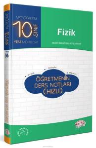 Editör 10. Sınıf Fizik Öğretmenin Ders Notları (Hızlı)
