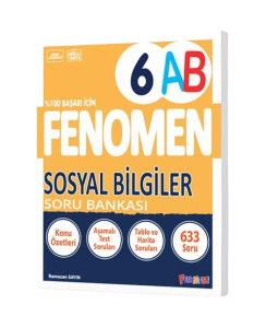 Fenomen Yayınları 6.Sınıf Sosyal Bilgiler A-B Soru Bankası
