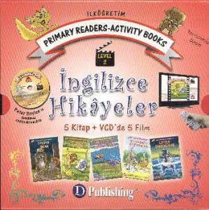 İngilizce Hikayeler (Level 2) 5 Kitap +Vcd'de 5 Film/İlköğretim Prımary Readers-Actıvıty  Books