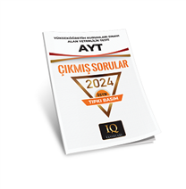 IQ YAYINLARI TIPKI BASIM ÖSYM ÇIKMIŞ SOR. AYT 2024