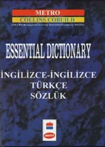 Metro Collins Cobuild Essential Dictionary İngilizce İngilizce Türkçe Sözlük Ciltli
