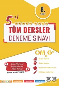 Nartest Yayınları 8. Sınıf 5 Li Tüm Dersler Deneme Sınavı