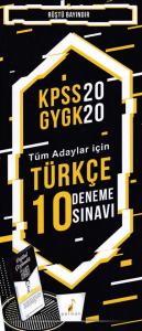 Pelikan KPSS 2020 GYGK - Tüm Adaylar İçin Türkçe 10 Deneme Sınavı (Yeni)