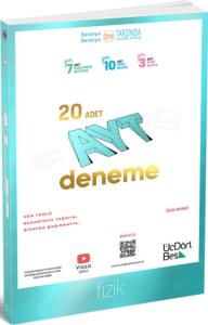 ÜçDörtBeş Yayınları AYT Fizik 20 Deneme