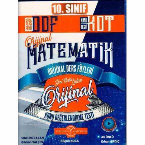 10. Sınıf Matematik ODF KDT Orijinal Ders Föyleri Konu Değerlendirme Testleri