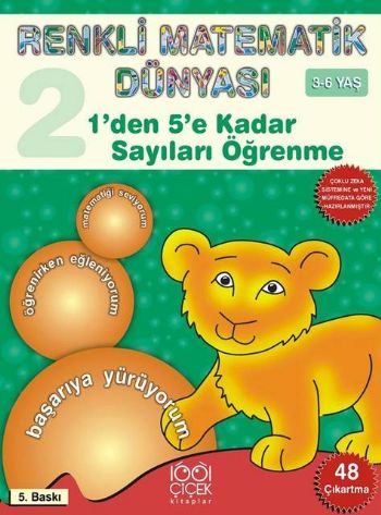 1'den 5'e Kadar Sayıları Öğrenme / Renkli Matematik Dünyası 2. Kitap %