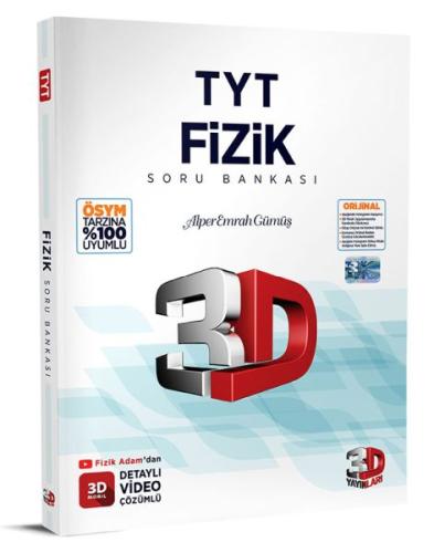 3D Yayınları  TYT Fizik Tamamı Video Çözümlü Soru Bankası