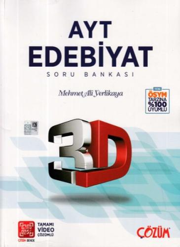 3D AYT Edebiyat Soru Bankası (Yeni) Mehmet Ali Yerlikaya