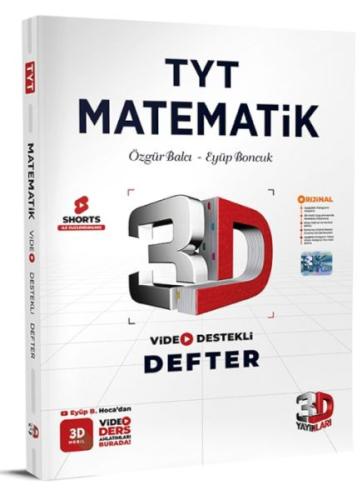 3D TYT Matematik Video Defter Not
