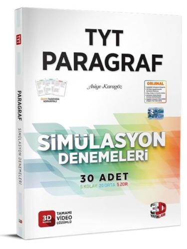3D Yayınları TYT Paragraf 10'lu Simülasyon Denemeleri