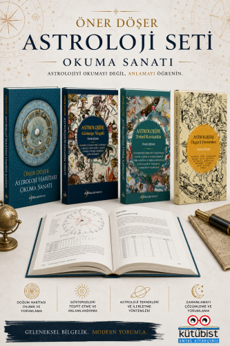 Astroloji Öğrenme Seti 4 Kitap