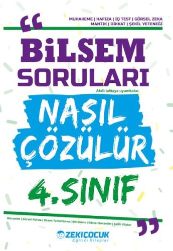 4. Sınıf Bilsem Soruları Nasıl Çözülür %20 indirimli Kolektif