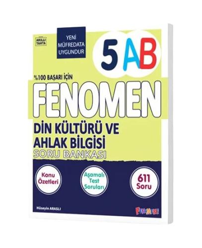 5 FENOMEN DİN KÜLTÜRÜ VE AHLAK BİLGİSİ (A-B) KONU ÖZETLİ SORU BANKASI