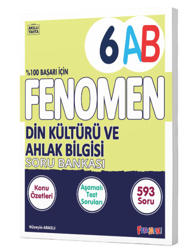 6 FENOMEN DİN KÜLTÜRÜ VE AHLAK BİLGİSİ (A-B) KONU ÖZETLİ SORU BANKASI