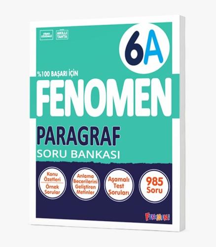 6 FENOMEN PARAGRAF (A) SORU BANKASI