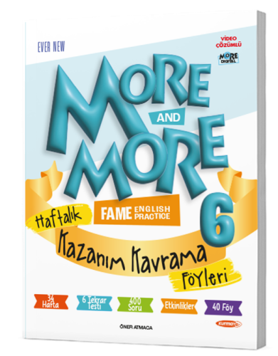 6 MORE&MORE HAFTALIK KAZANIM KAVRAMA FÖYLERİ (40 FÖY)