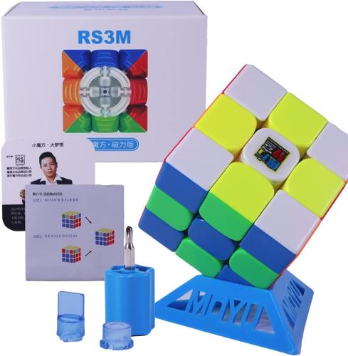 MoYu RS3M 2020 Speedcube 3x3 Profesyonel Rubik Küpü Çıkartmasız