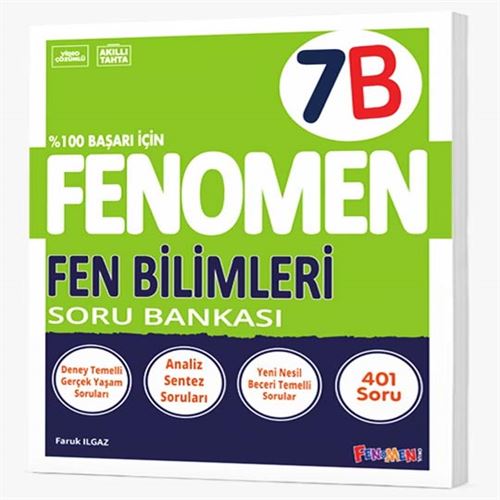 7 FENOMEN FEN BİLİMLERİ (B) SORU BANKASI