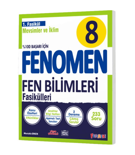 8 FENOMEN FEN BİLİMLERİ 1.FASİKÜL (MEVSİMLER VE İKLİM)