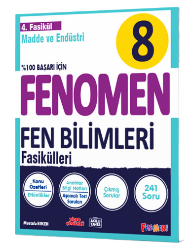 8 FENOMEN FEN BİLİMLERİ 4.FASİKÜL (MADDE VE ENDÜSTRİ)