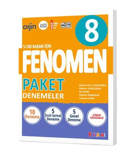 8 FENOMEN TÜM DERSLER PAKET DENEMELER (10 DENEME)
