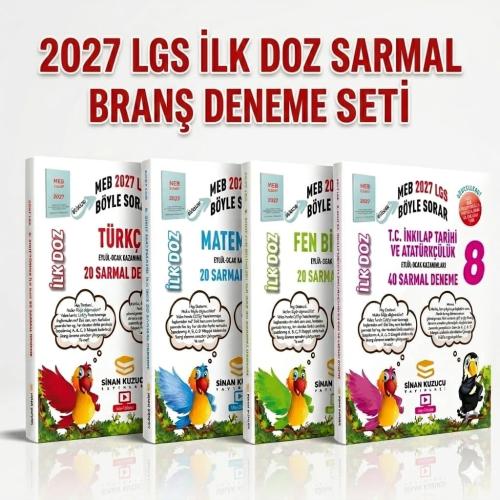8. SINIF LGS - MEB BÖYLE SORAR SARMAL BRANŞ DENEME SETİ İlk Doz (2027-