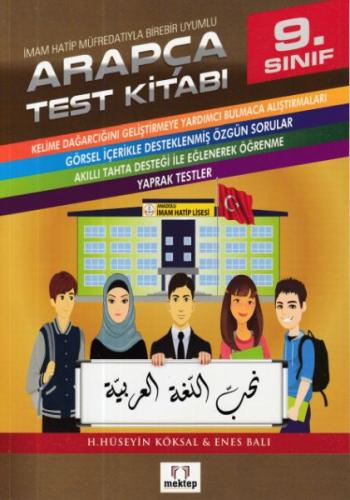 9.Sınıf Arapça Test Kitabı İmam Hatip Müfredatıyla Birebir Uyumlu H. H