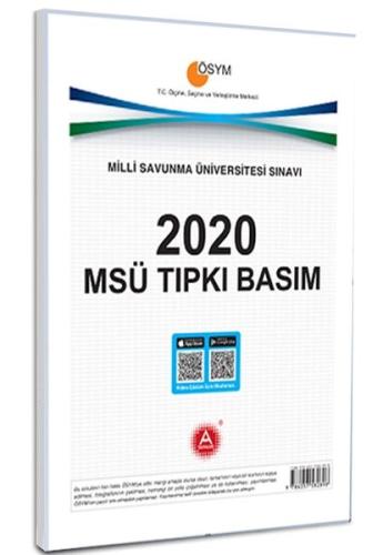 A Yayınları 2020 MSÜ Tıpkı Basım Çıkmış Deneme Sınavı