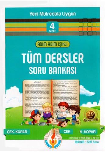 Adım Adım Işıklı 4. Sınıf Tüm Dersler Soru Bankası (Yeni)