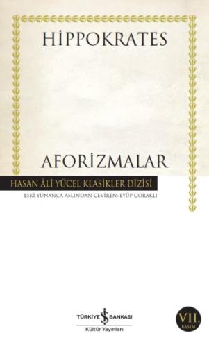 Aforizmalar - Hasan Ali Yücel Klasikleri Hippokrates