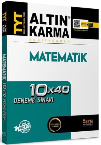 Altın Karma 2024 TYT Matematik Tamamı Video Çözümlü 10x40 Deneme Sınavı