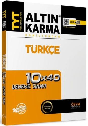 Altın Karma 2023 TYT Türkçe 10 x 40 Branş Deneme Komisyon