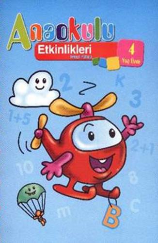 Anaokulu Etkinlikleri Mavi Kitap (4 Yaş)