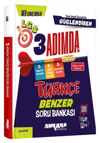 ANKARA YAY. 8.SINIF GÜÇ. 3 ADIMDA TÜRKÇE BENZER SORU BANKASI Ankara Ya