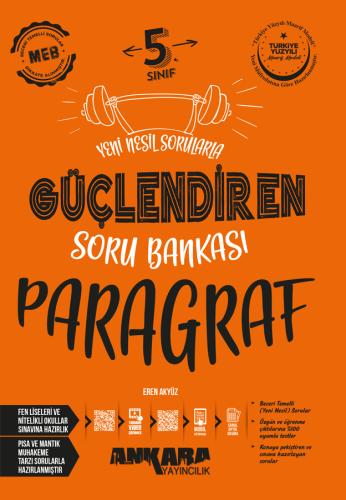 Ankara Yayıncılık 5. Sınıf Güçlendiren Paragraf Soru Bankası