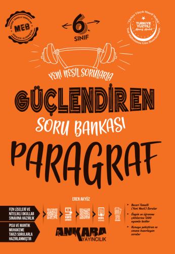 Ankara Yayıncılık 6. Sınıf Paragraf Güçlendiren Soru Bankası