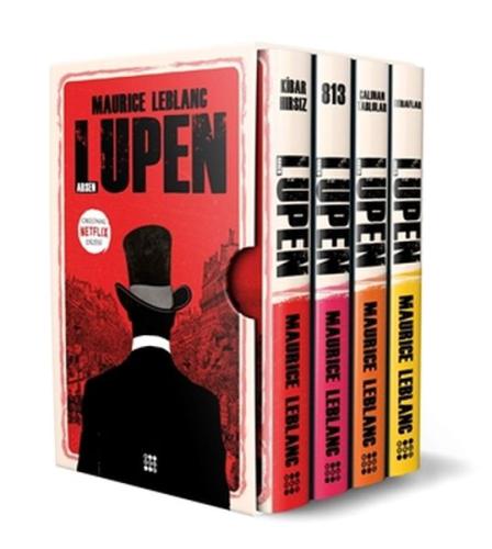 Arsen Lüpen-Kutulu Kırmızı Set (4 Kitap Takım) Maurice Leblanc