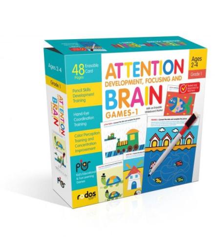 Attention Development, Focusing and Brain Games-1 - Grade-Level 1 - Ages 2-4