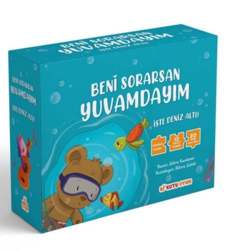 Beni Sorarsan Yuvamdayım - İşte Deniz Altı! - Kitap ve Yapboz Seti Zeh