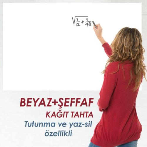 Beyaz Şeffaf Yazı Tahtası (Blister)