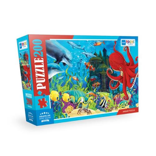 Blue Focus - Aquatic Life (Deniz Yaşamı) - Puzzle 200 Parça %20 indiri